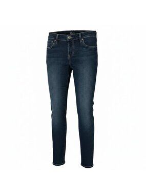 Kut From The Kloth Womens Blue Denim Skinny Jeans Size 8 Mid-Rise Stretch Casual